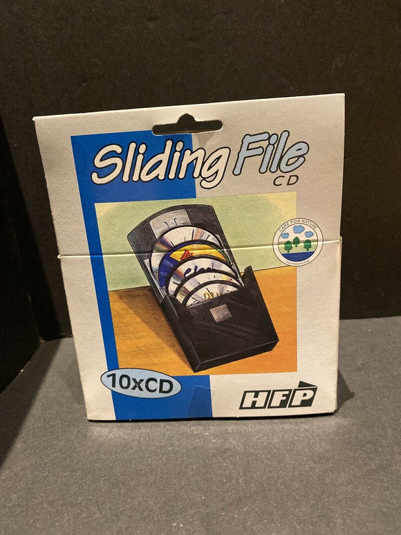 Sliding File CD Holds 10 Cds