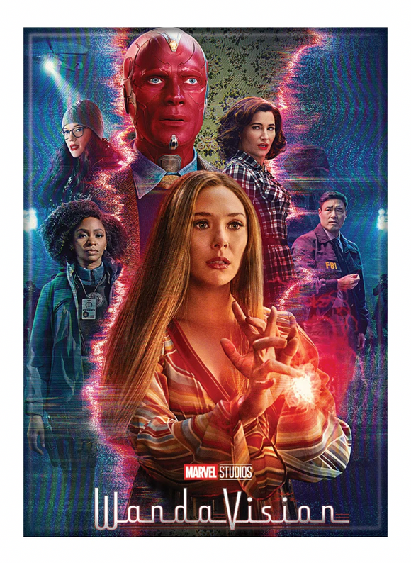 Marvel WandaVision Cast Poster Magnet  Ata-Boy Magnet 2.5