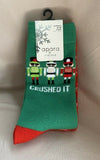Apara Womens Christmas Socks 2 Packs Sz 5-10 NEW