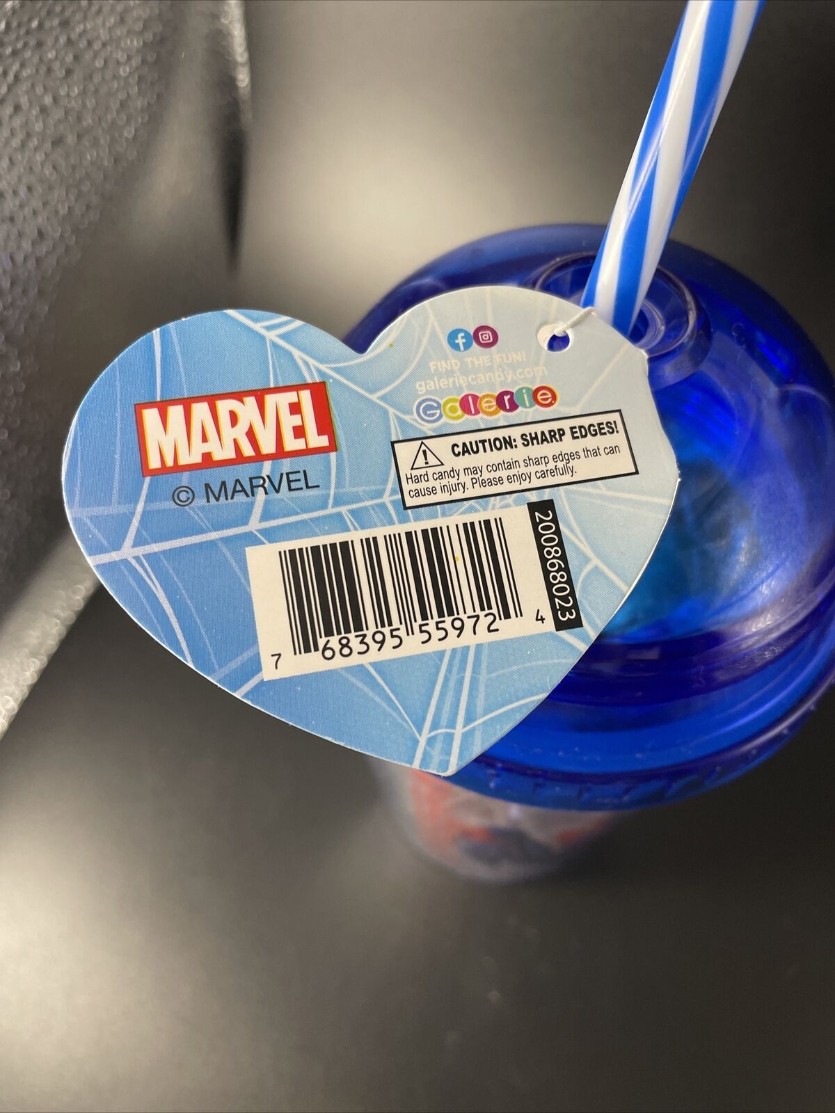 Spiderman Dome Tumbler with Lollipops