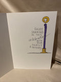 Happy Hanukkah Greeting Card w/Envelope NEW