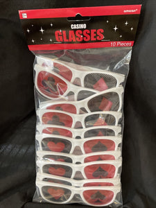 Casino Glasses 10ct Party Favors