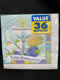 Joyous First Communion Beverage Napkins 36ct