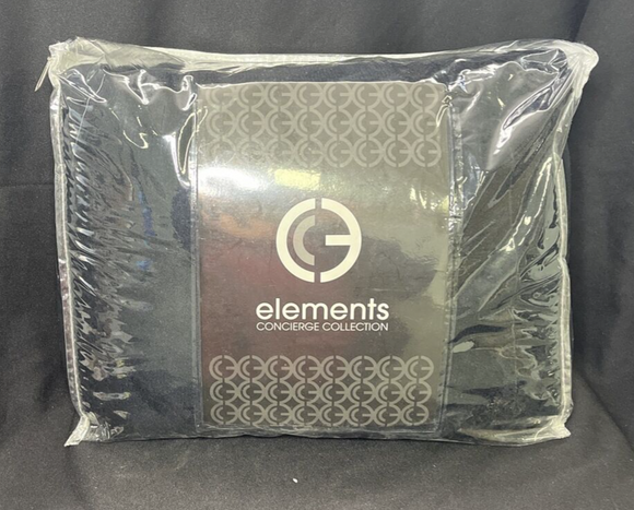 Elements Concierge Collection Microfleece Blanket Full/Queen Black
