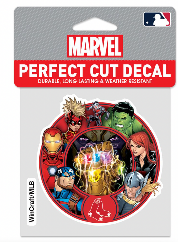 Boston Red Sox Marvel Avengers Perfect Cut Decal 4