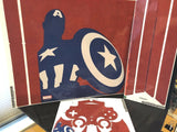Captain America Silhouette PS4 Bundle Skin By Skinit NEW
