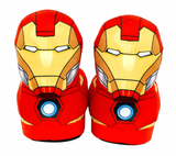 Happy Feet Marvel Iron Man Soft Plush Slippers (Size: XS - Child 7.5-12)