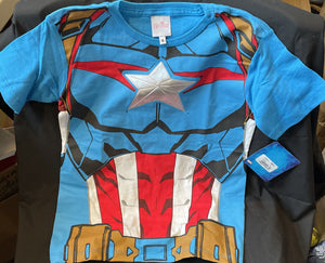 Marvel Avengers Captain America Kids 2pc Set Tshirt with Joggers Size 4