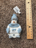 Snow Buddies Avery Personalized Snowman Ornament NEW