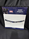 Marvel BLACK PANTHER Happy Birthday Banner Kit