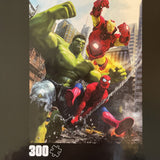 Buffalo Games Marvel 4 in 1 Puzzles The Amazing Spider-Man Hulk Iron Man NIB