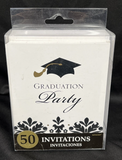 Graduation Party Invitation with Envelope 50ct