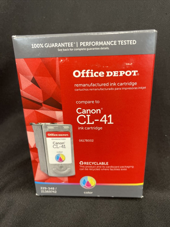 Office Depot Brand  Ink Cartridge Canon CL-41 Tri-Color