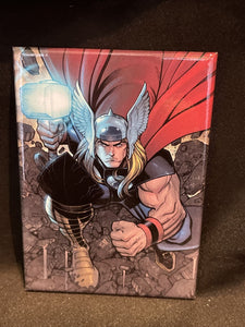 Marvel Comics Thor Character Breaking Flight Magnet