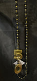 50th Party Bead Necklace - 17" | Black