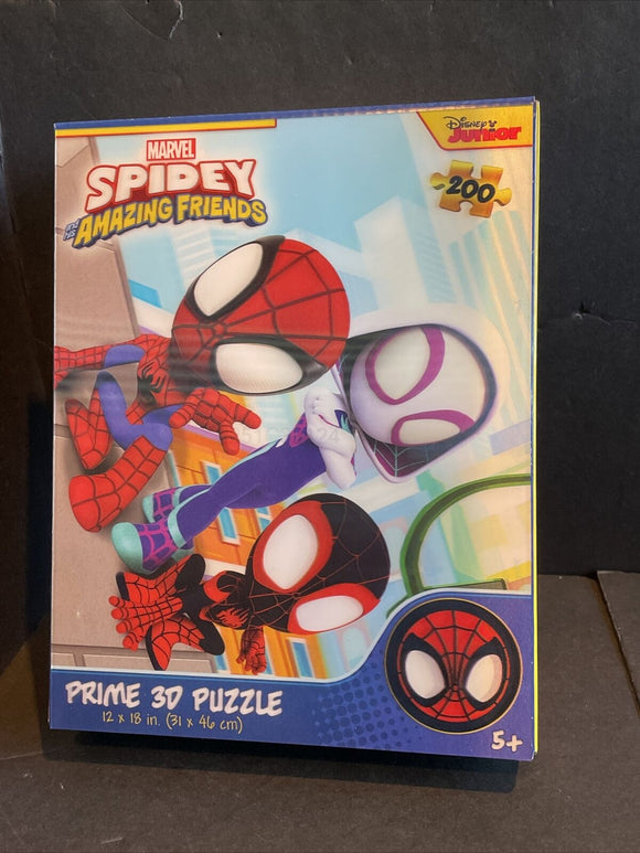 Marvel Spidey & Amazing Friends Prime 3D 200 Pc  Puzzle