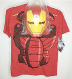 Iron Man Top Mask Avengers Assemble Marvel  Child Costume Accessory Size S 4-6