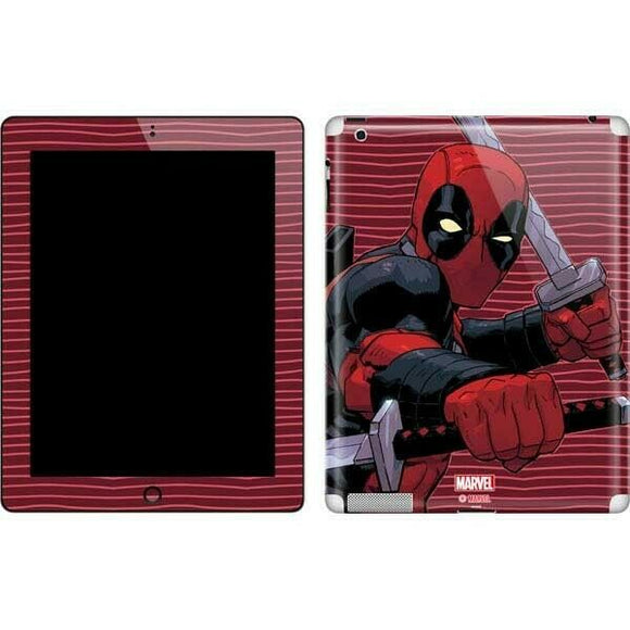 Marvel Deadpool Dual Wield Apple iPad 2 Skin By Skinit NEW