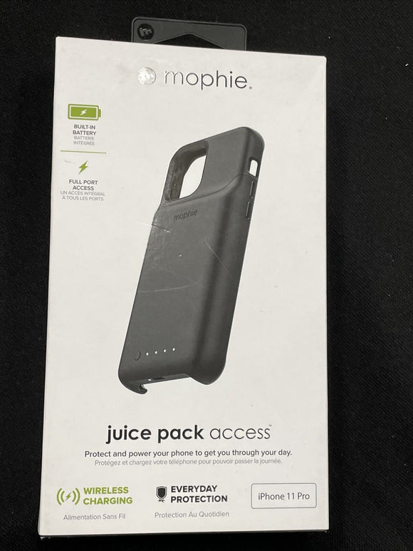 Mophie Juice Pack Access 2,000mAh Qi Battery Case For iPhone 11 Pro - Black