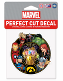 Iowa Hawkeyes Marvel Avengers Perfect Cut Decal 4"x4"