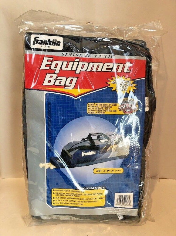 Navy Franklin Sports Senior 1585 Equipment Bag 36”x9”x11” NEW