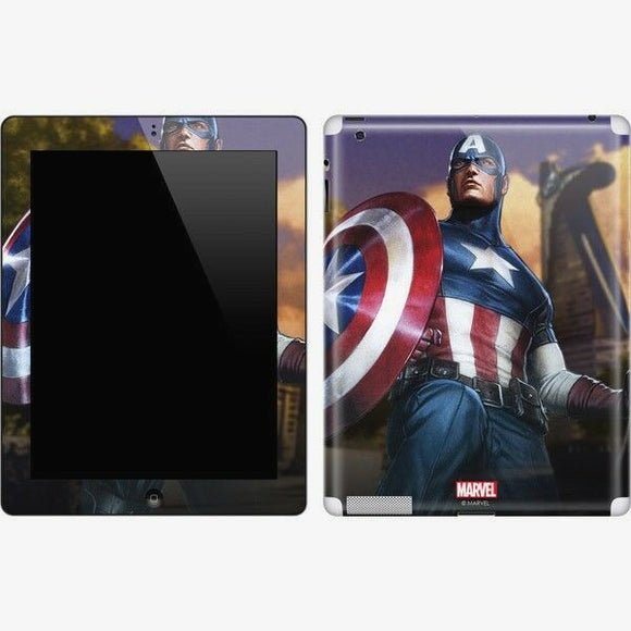 Captain America Saves The Day Apple iPad 2 Skin By Skinit Marvel NEW