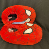 Marvel Spiderman Youth Web Plush No Slip Foam Slippers Size XXL 4/5