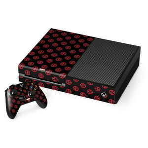 Deadpool Logo Print Xbox One Console & Controller Skin By Skinit Marvel NEW