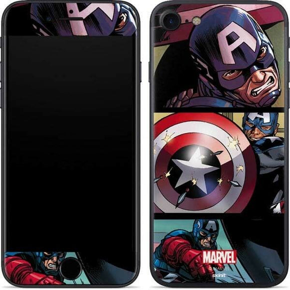 Captain America in Action iPhone 7 Skinit Phone Skin Marvel NEW