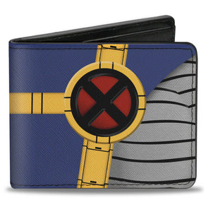 Buckle Down Mens Bifold X-Men Cyclops Utility Strap Wallet Marvel