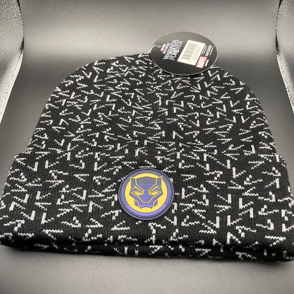 Marvel Black Panther Wakanda Forever Fold Over Mens Hat