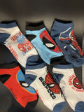 Marvel Spiderman Beyond Amazing 12 Pairs Kids No Show Socks