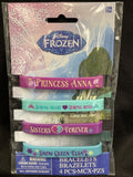 Disney Frozen Rubber Bracelets 4 PCs Party Favor