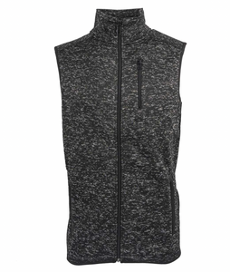 Burnside B3910 Men's Sweater Knit Vest Heather/Black Size Small