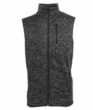 Burnside B3910 Men's Sweater Knit Vest Heather/Black Size Small