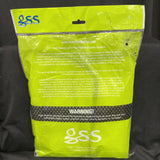 GSS Safety 3001 Non-ANSI Economy Vest with 1"W Stripe, Lime with Silver Stripe,