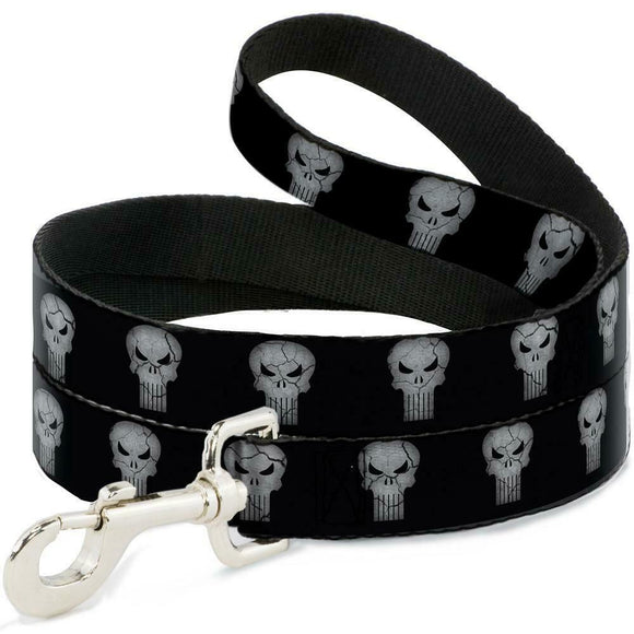 Buckle Down DOG LEASH - STONE PUNISHER LOGO4 1