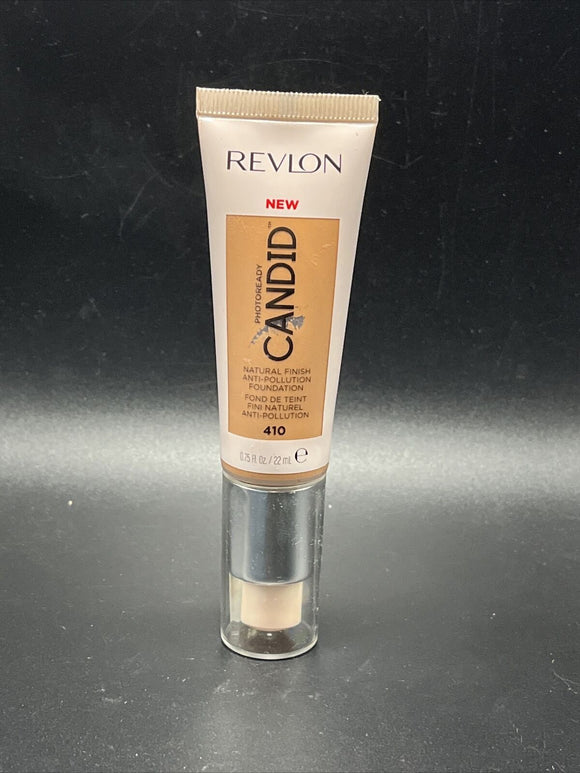 REVLON NATURAL FINISH ANTI-POLLUTION FOUNDATION 410---TOAST HALE