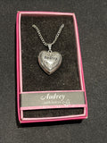 Heart Picture Locket With Love Necklace 16-18" Chain Audrey