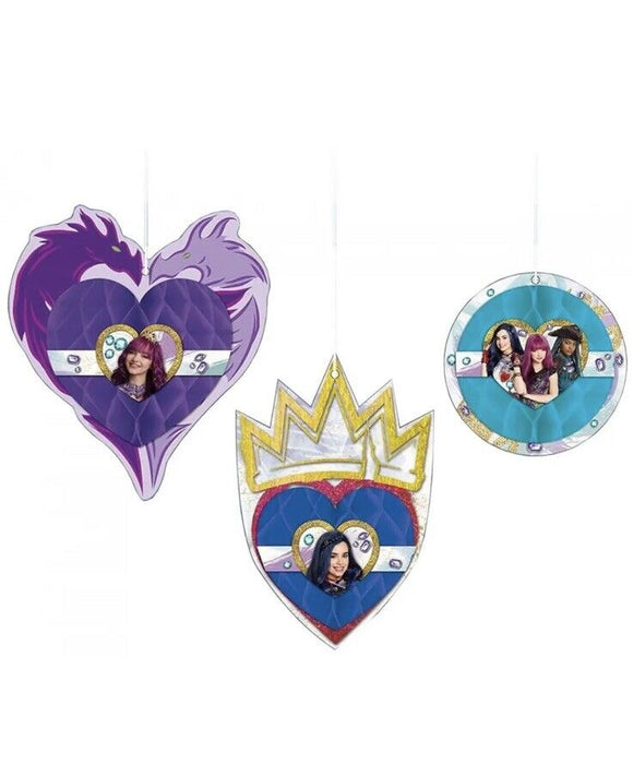 Disney Descendants 2 Honeycomb Party Decoration