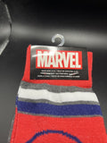 Marvel Avengers and Captain America Shield Socks (2 Pairs) Sz 6-12