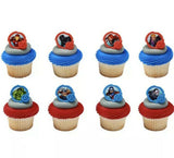 Decopac Avengers Mightiest Heroes Cupcake Rings 144 ct 8 different Heroes