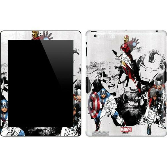 Marvel Avengers Action Sketch Apple iPad 2 Skin By Skinit NEW