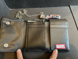 Marvel Avengers Comic Book Cover Trifold Wallet W/Chain New