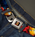 MARVEL AVENGERS Iron Man 3-D Face Seatbelt Belt Iron Man- WIM016 24"-38"