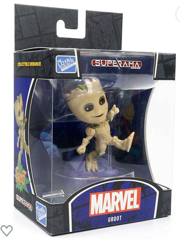 The Loyal Subjects Marvel Superama Groot Diorama & Base
