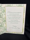 For Mom and Dad on St. Patrick's Day Greeting Card w/Envelope