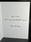 Humorous Tequila Birthday Greeting Card w/Envelope