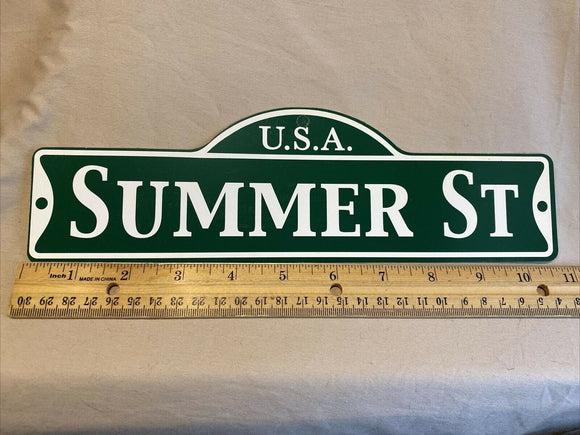 Green Street Room Sign Personalized  ~ USA  Summer St~ Stocking Stuffer ~