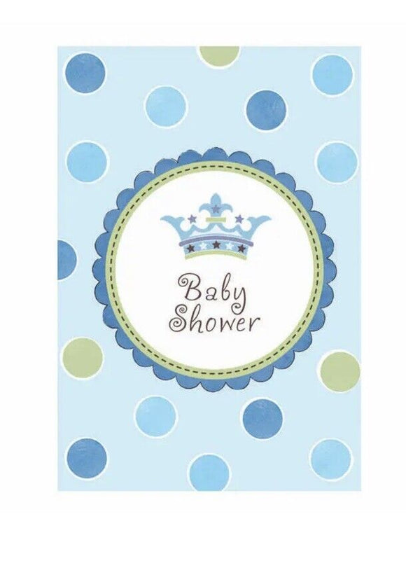 Invitations Baby Shower 8pk Little Prince